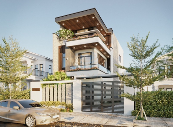 Biệt thự nhà phố hiện đại